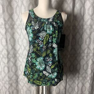 Miracle Suit NWT Tankini Swim Top 2026 Size 10 138 Retail Floral Print